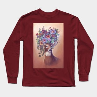 Flowers for my Deer Long Sleeve T-Shirt